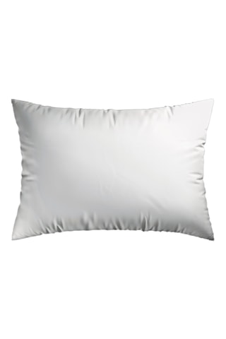 2 fundas de almohada de satén de algodón 80 hilos/cm² Dobby - Blanco