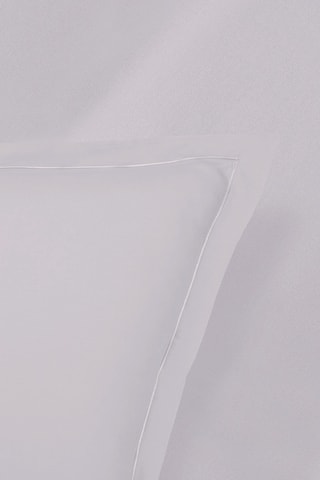 2 fundas de almohada de satén de algodón 80 hilos/cm² - Gris claro