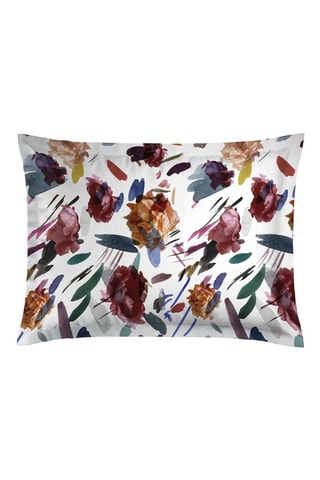 2 fundas de almohada de satén de algodón - 80 hilos/cm² - Violeta