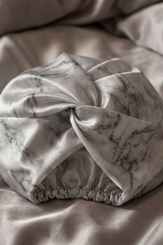 Gorro para dormir de seda - Gris