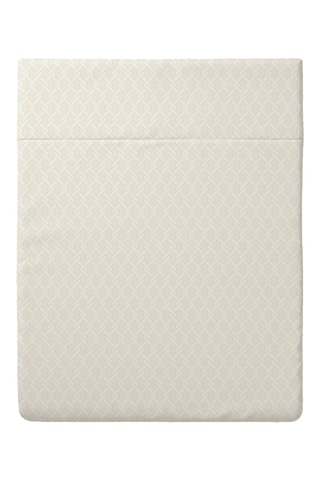 Sábana bajera de satén de algodón Garden Micro Taupe - Topo