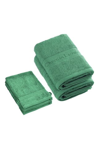 Juego de textil de baño - Verde botella