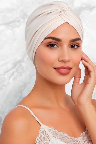 Gorro de seda - Blanco