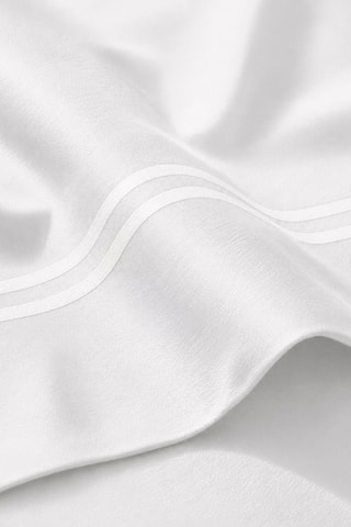 Funda de almohada de satén de algodón 80 hilos/cm² Nîmes - Blanco - 43 x 210 cm