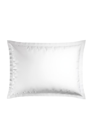 2 fundas de almohada de satén de algodón 80 hilos/cm² Nîmes - Gris - 50 x 70 cm