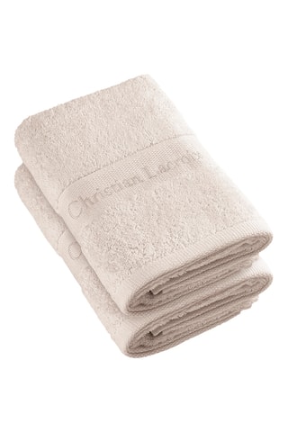 2 toallas de mano - Beige