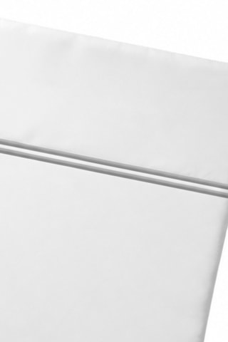 Sábana encimera de satén de algodón 80 hilos/cm² Nîmes - Gris