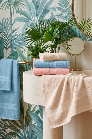 Juego de textil de baño - Celeste - 6 piezas