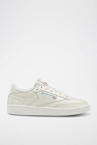 Sneakers in pelle Club C 85 - Bianco ed ecrù
