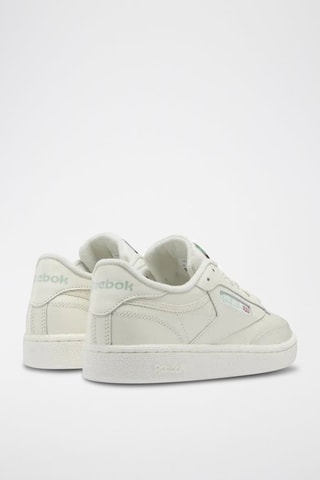Sneakers in pelle Club C 85 - Bianco ed ecrù