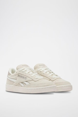 Sneakers in pelle Club C - Beige