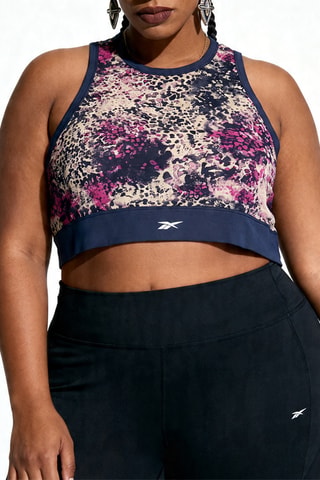 Top sportivo - Navy e beige - Plus size