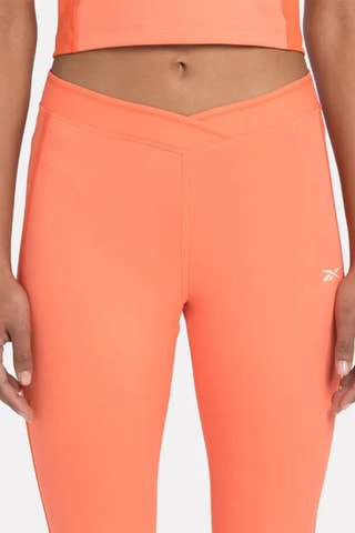 Leggings sportivi 7/8 a vita alta Team - Arancione