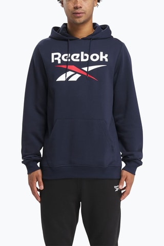 Felpa in pile Identity Big Logo - Navy