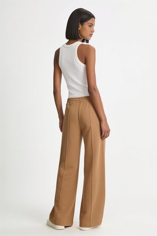 Pantaloni wide legs - Cammello