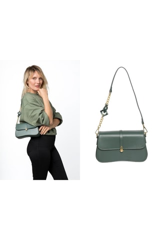 Sac bandoulière en cuir Tricato - Vert