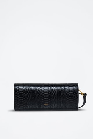 Sac bandoulière en cuir Cocktail - Doré et noir