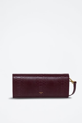 Sac bandoulière en cuir Cocktail - Doré et rouge