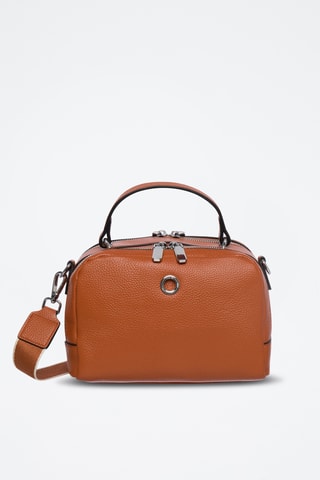 Sac bandoulière en cuir Funky - Camel