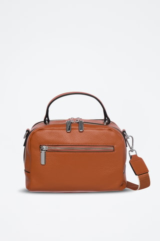 Sac bandoulière en cuir Funky - Camel