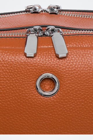 Sac bandoulière en cuir Funky - Camel