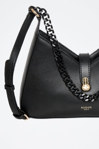 Sac bandoulière en cuir Nobolis - Noir