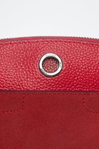 Sac bandoulière en cuir Tivoli - Rouge