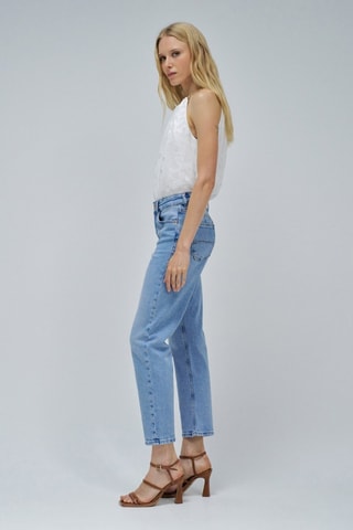 Jean regular 7/8 - Bleu