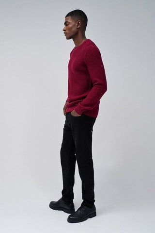 Pull regular - Bordeaux - Rouge
