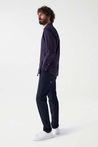 Chemise regular - Bleu