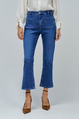 Jean regular 7/8 - Bleu