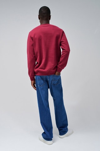 Sweat regular - Bordeaux - Rouge