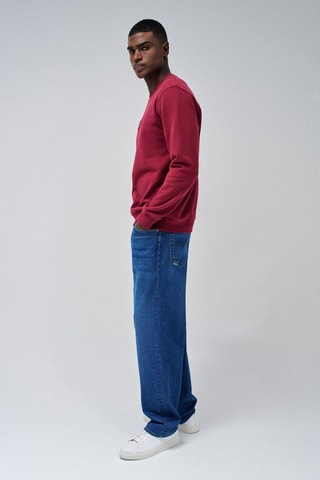 Sweat regular - Bordeaux - Rouge