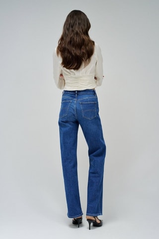 Jean taille haute - Bleu