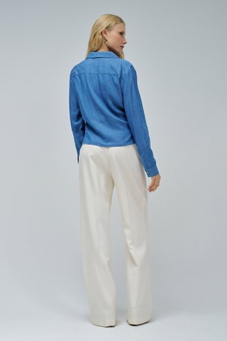 Blouse regular - Bleu