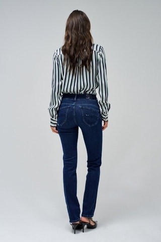 Jean taille haute - Bleu