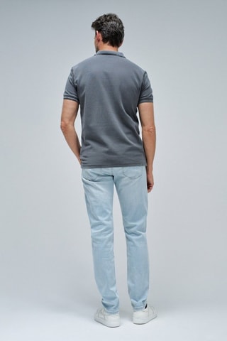 Polo regular - Gris