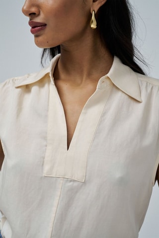 Blouse regular - Beige