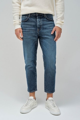 Jean 7/8 - Bleu