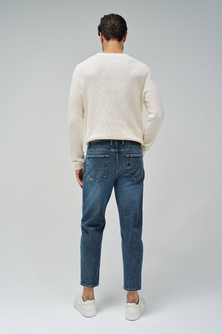Jean 7/8 - Bleu