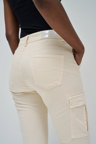 Pantalon cargo 7/8 - Beige - Beige