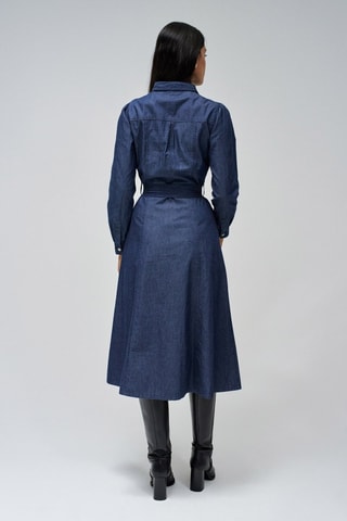 Robe chemise - Bleu