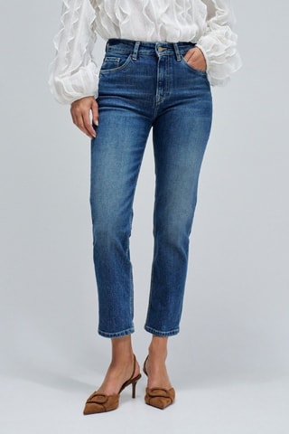 Jean slim 7/8 - Vert
