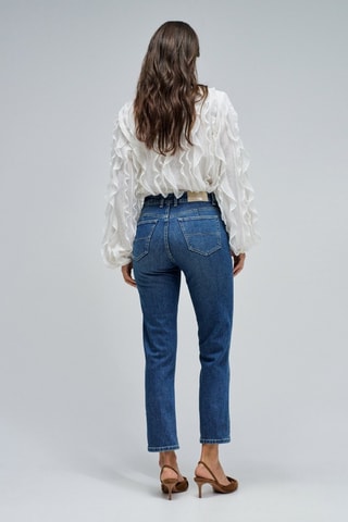 Jean slim 7/8 - Vert