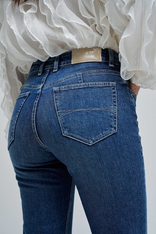 Jean slim 7/8 - Vert
