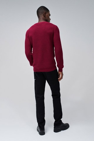 Pull regular - Bordeaux - Rouge