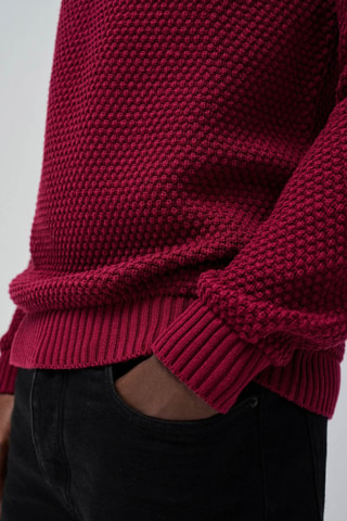 Pull regular - Bordeaux - Rouge