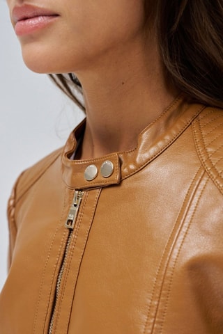 Blouson slim - Camel - Marron