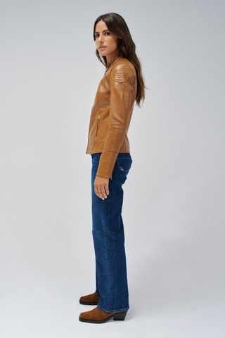 Blouson slim - Camel - Marron