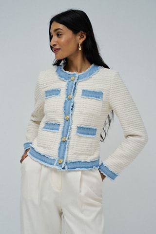 Veste slim - Ecru - Blanc